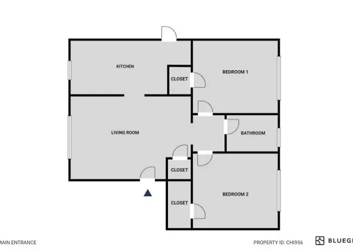 2br W Courtyard Nr Northwestern Chi-956 * Evanston